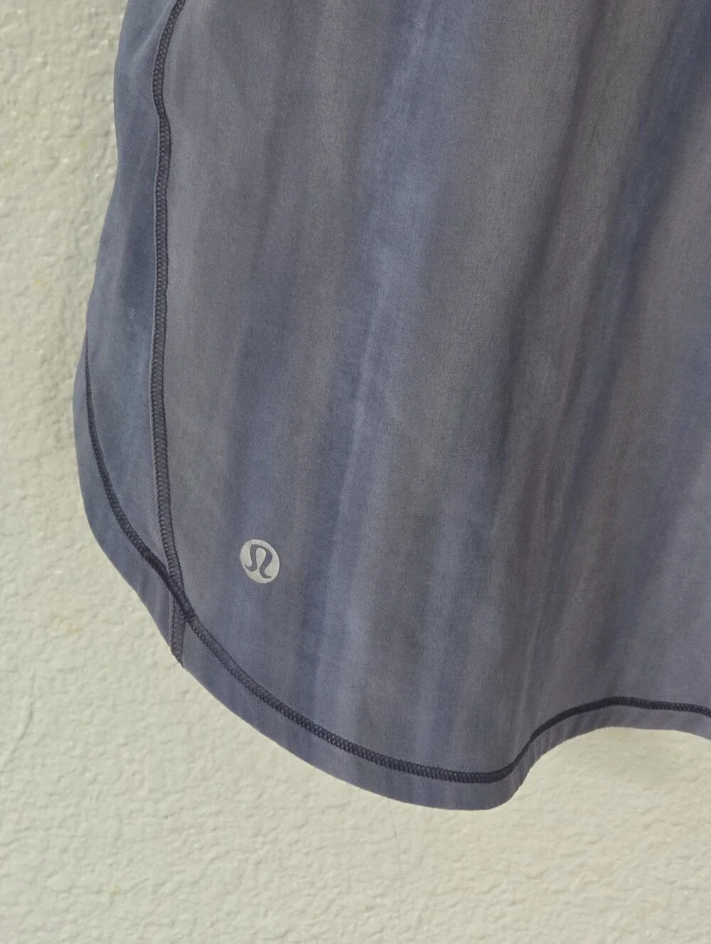 Lululemon Sculpt TankBrushed Spray Dye White Code Blue